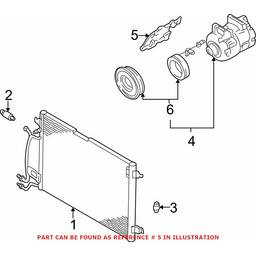 Audi VW A/C Compressor Bracket 078260835F